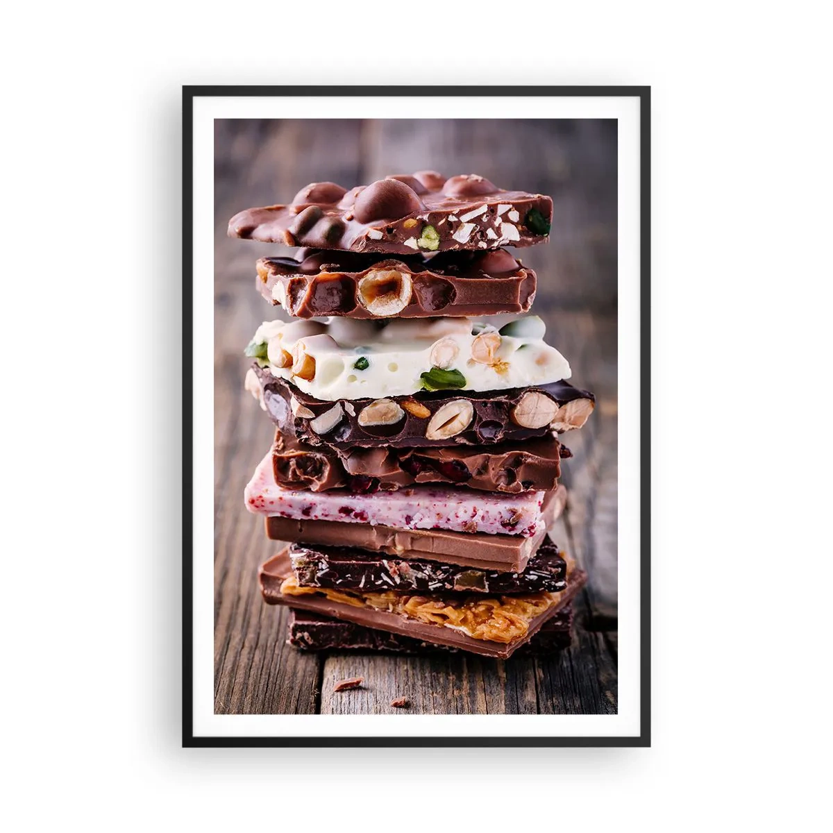 Poster in cornice nera - Deliziosa prospettiva - 70x100 cm