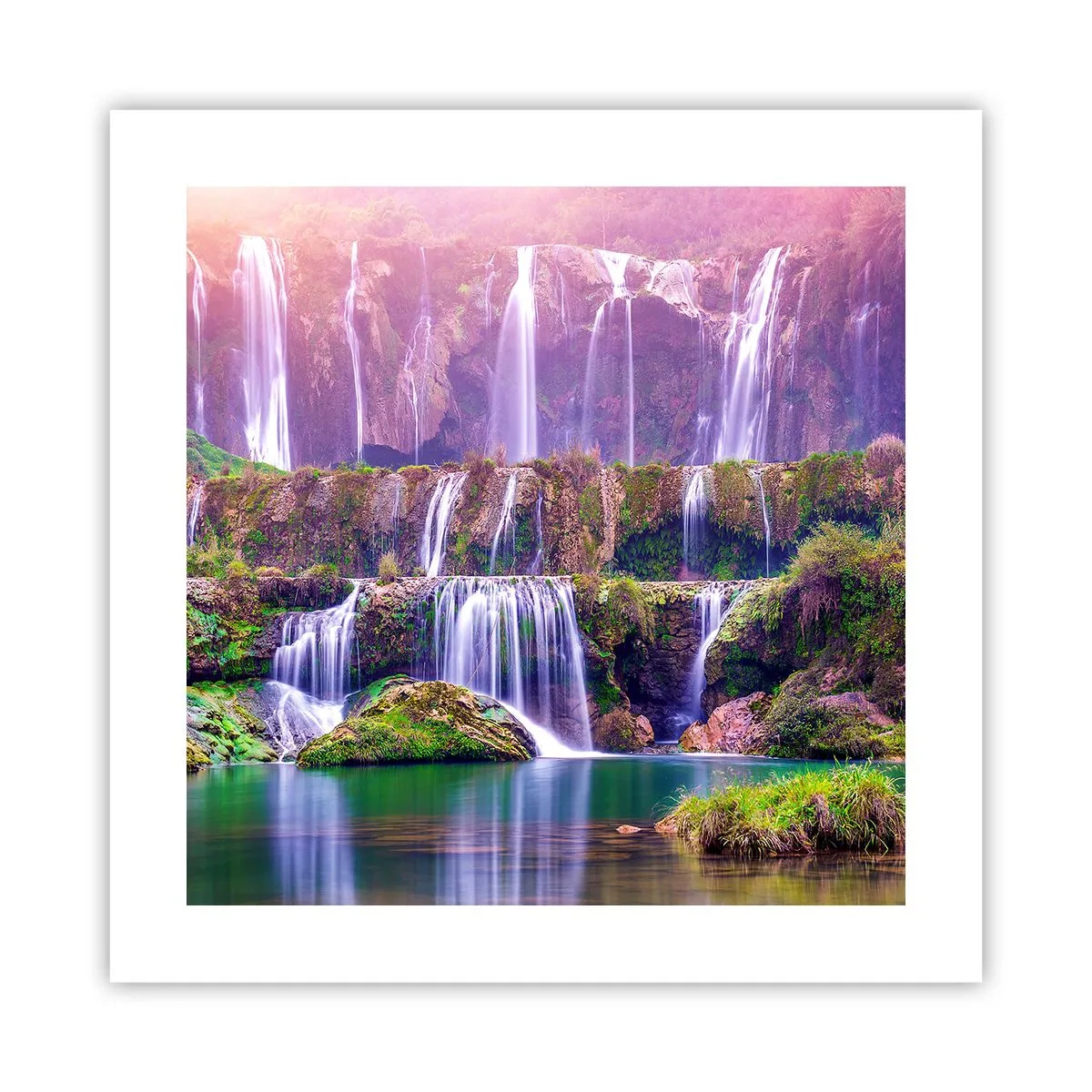 Poster - La scala verso il cielo - 40x40 cm