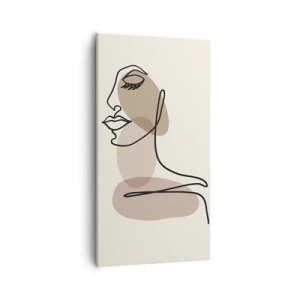 Quadro su tela - Stampe su Tela - Ascoltando se stessa - 55x100 cm
