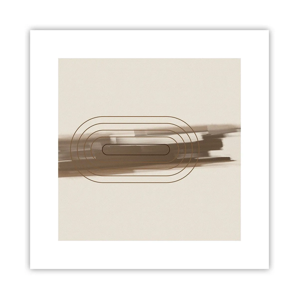 Poster - Un soffio di grigio - 30x30 cm