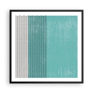 Poster in cornice nera - Composizione equilibrata - 60x60 cm