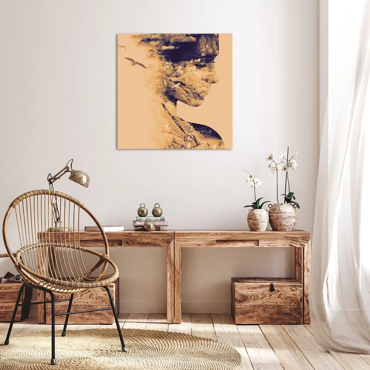 Quadro su tela - Stampe su Tela - Bella di natura - 60x60 cm