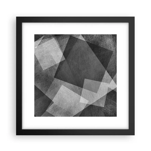 Poster in cornice nera - Simbolo eterno di ordine e durata - 30x30 cm