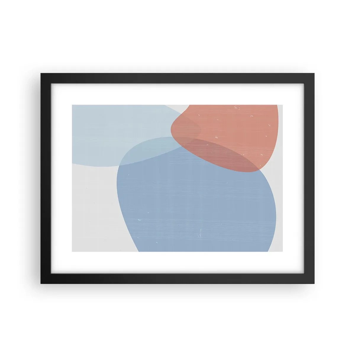 Poster in cornice nera - Legami pastello - 40x30 cm