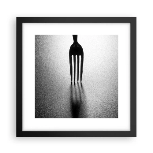 Poster in cornice nera - Luce e ombra - 30x30 cm