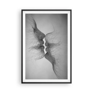 Poster in cornice nera - Il bacio del vento - 61x91 cm