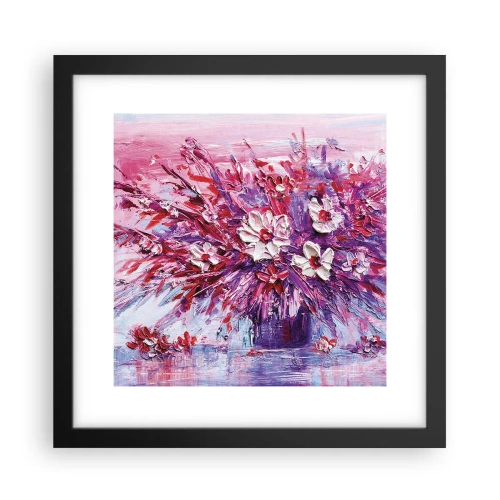 Poster in cornice nera - Innocenza e passione - 30x30 cm
