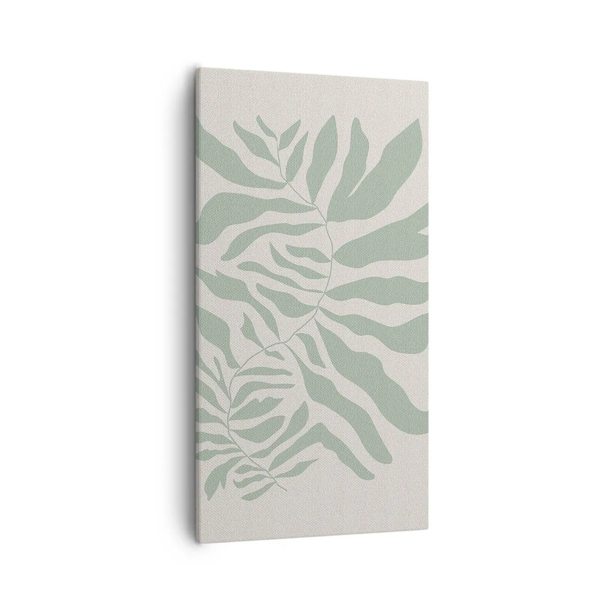 Quadro su tela - Stampe su Tela - Ramo smeraldo - 55x100 cm