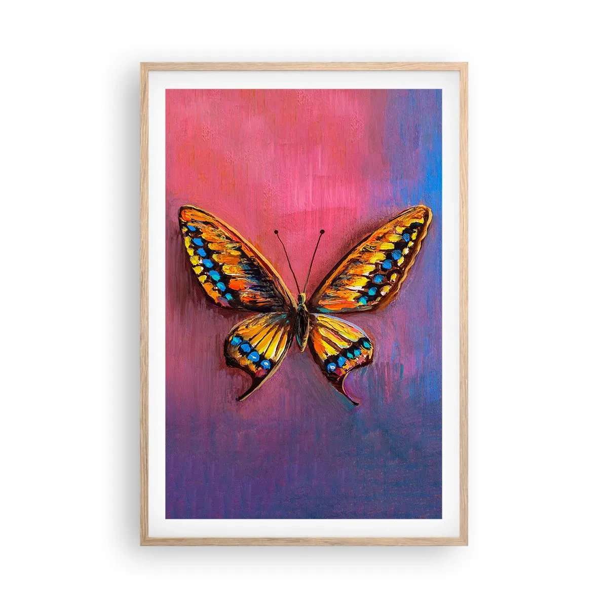 Poster in cornice rovere chiaro - Gioielli della natura - 61x91 cm