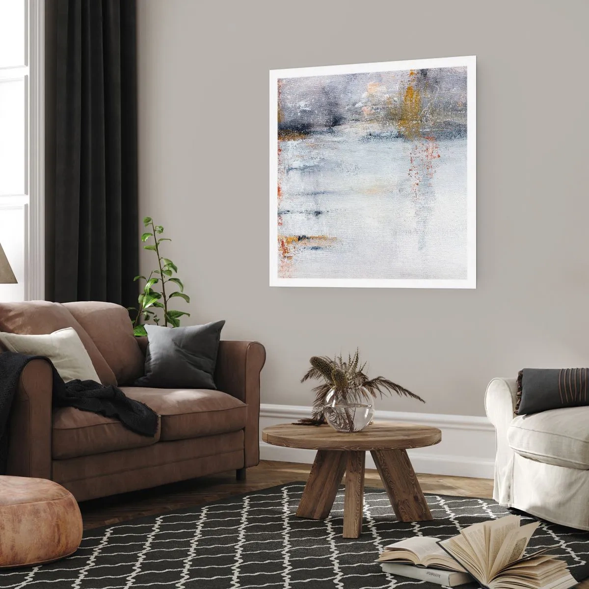 Poster - Dietro la cortina d'aria - 50x50 cm