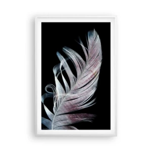 Poster in cornice bianca - Pensa al tocco - 61x91 cm