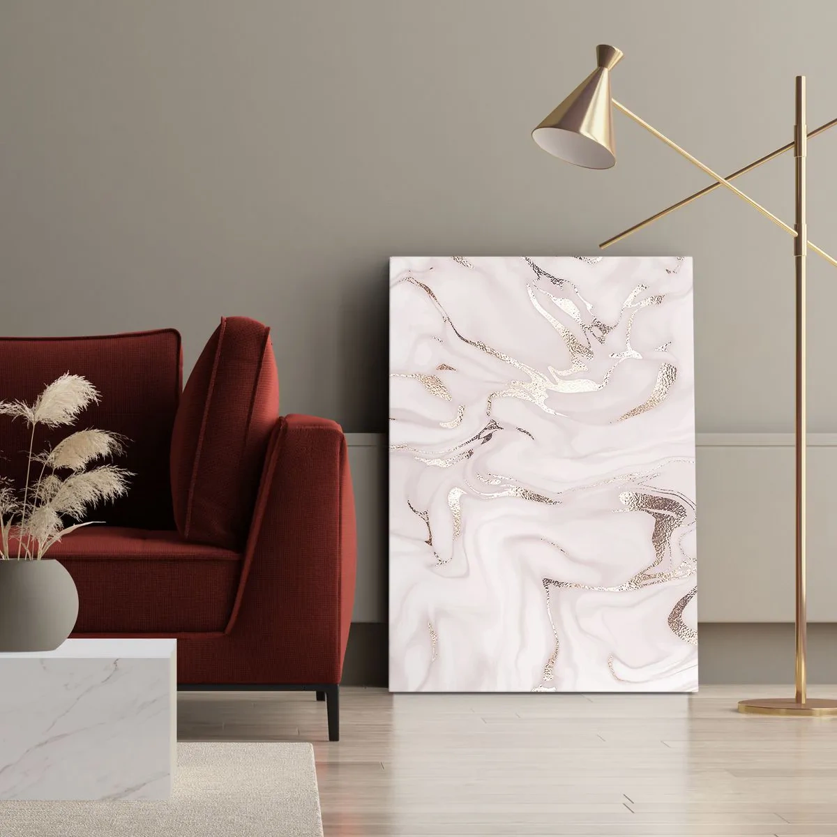 Quadro su tela - Stampe su Tela - Nella follia rosa - 55x100 cm