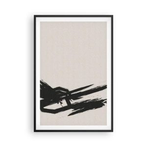 Poster in cornice nera - Corsa sfrenata - 61x91 cm