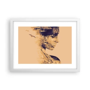 Poster in cornice bianca - Bella di natura - 40x30 cm
