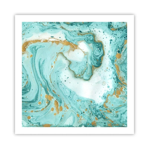 Poster - La grande onda del periodo Edo - 60x60 cm