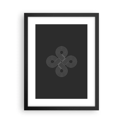 Poster in cornice nera - Nello spirito celtico - 30x40 cm