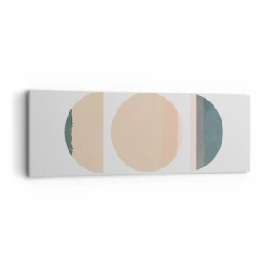Quadro su tela - Stampe su Tela - Un cerchio dopo l'altro - 90x30 cm