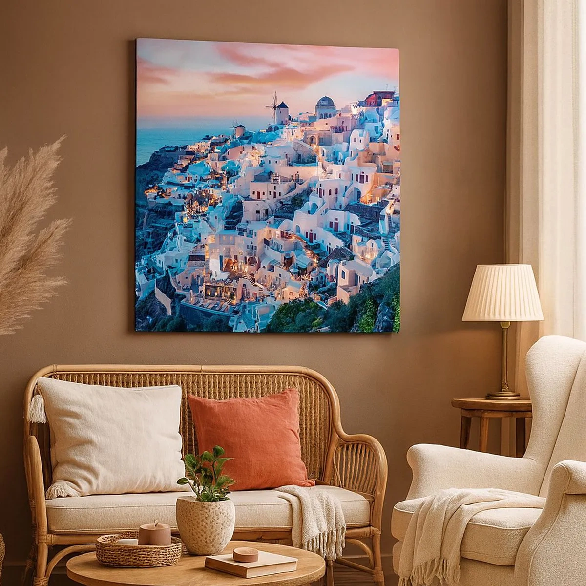 Quadro su tela - Stampe su Tela - La tua grossa vacanza greca - 30x30 cm