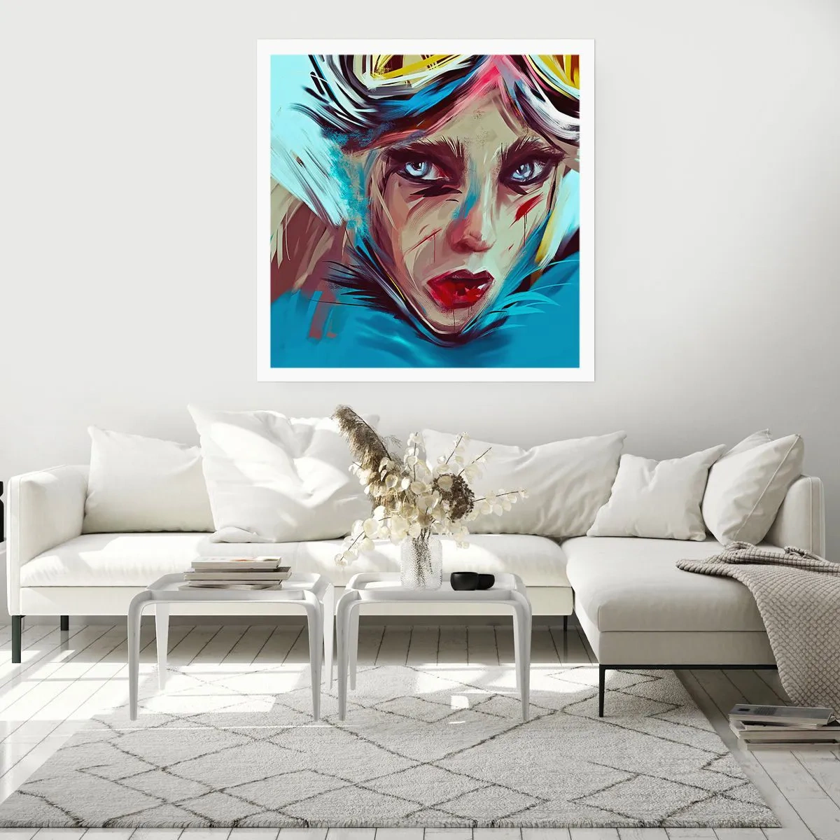 Poster - La guerriera della strada - 50x50 cm