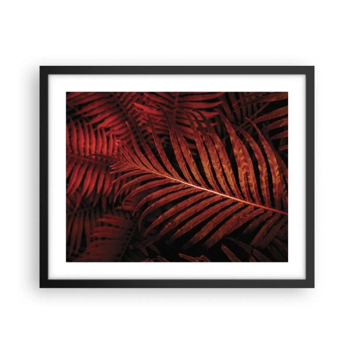 Poster in cornice nera - Il calore della vita - 50x40 cm