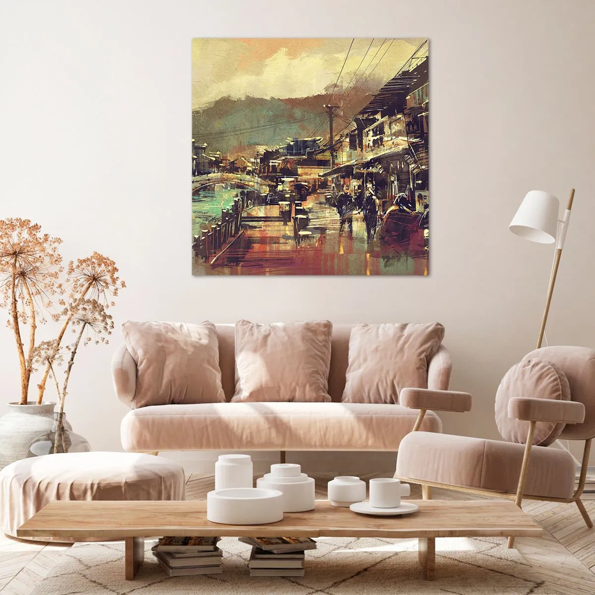 Quadro su tela - Stampe su Tela - La vita come ricchezza di grigio - 70x70 cm