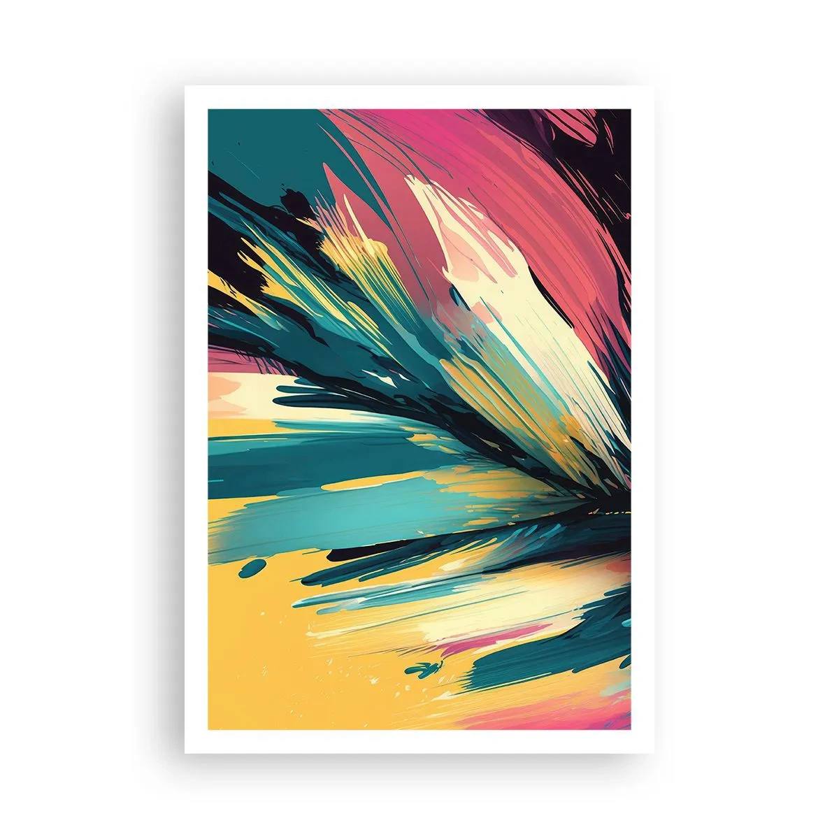 Poster - Composizione: esplosione di gioia - 70x100 cm