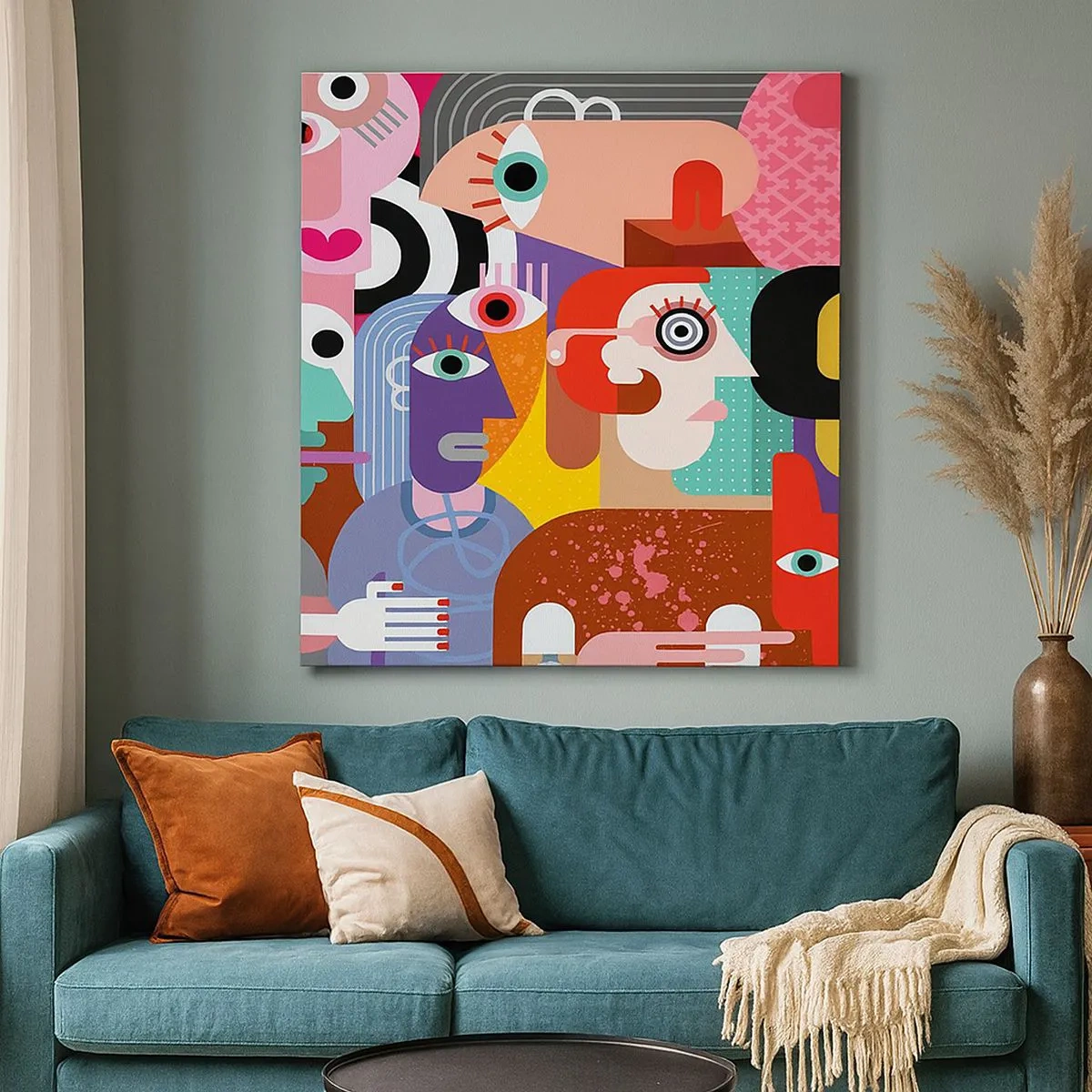 Quadro su tela - Stampe su Tela - Mi manda Picasso - 30x30 cm