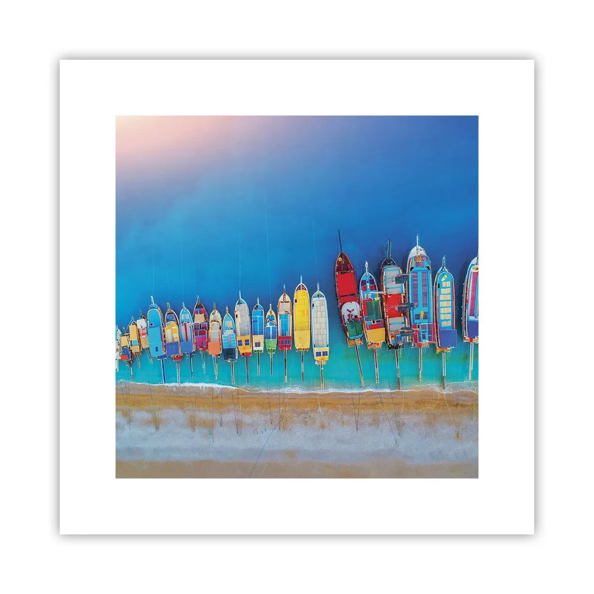 Poster - A volo d'uccello - 30x30 cm