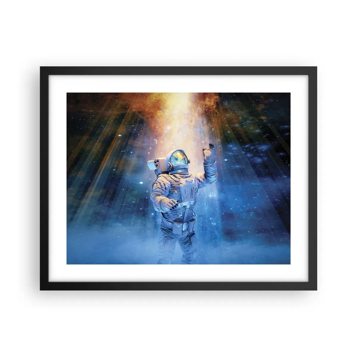 Poster in cornice nera - Finalmente alla meta - 50x40 cm