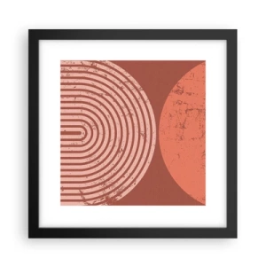 Poster in cornice nera - Rapporti stretti - 30x30 cm