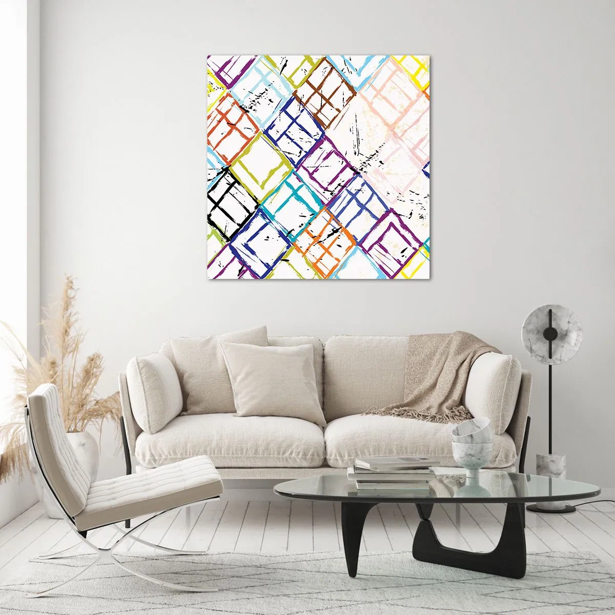 Quadro su vetro - Cellule in affitto - 50x50 cm