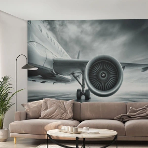 Fotomurali Premium Canvas - C'è la forza! - Aereo, Viaggio, Attività commerciale - 350x256 cm