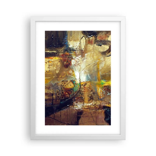 Poster in cornice bianca - Freddo, più caldo, bollente - 30x40 cm