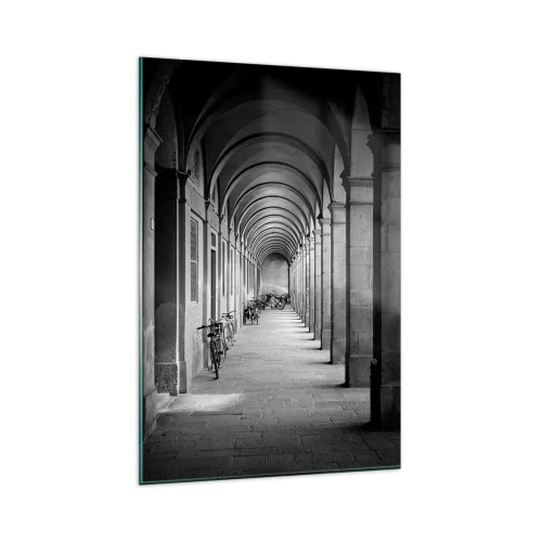Quadro su vetro - Sotto i portici - 80x120 cm