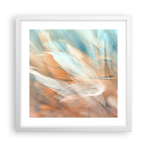 Poster in cornice bianca - Nel paese della mitezza - 40x40 cm