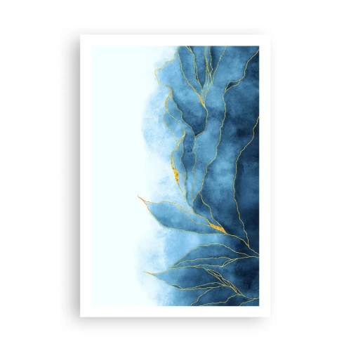 Poster - Blu nell'oro - 61x91 cm
