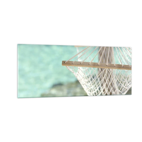 Quadro su vetro - Tempo di relax - 100x40 cm