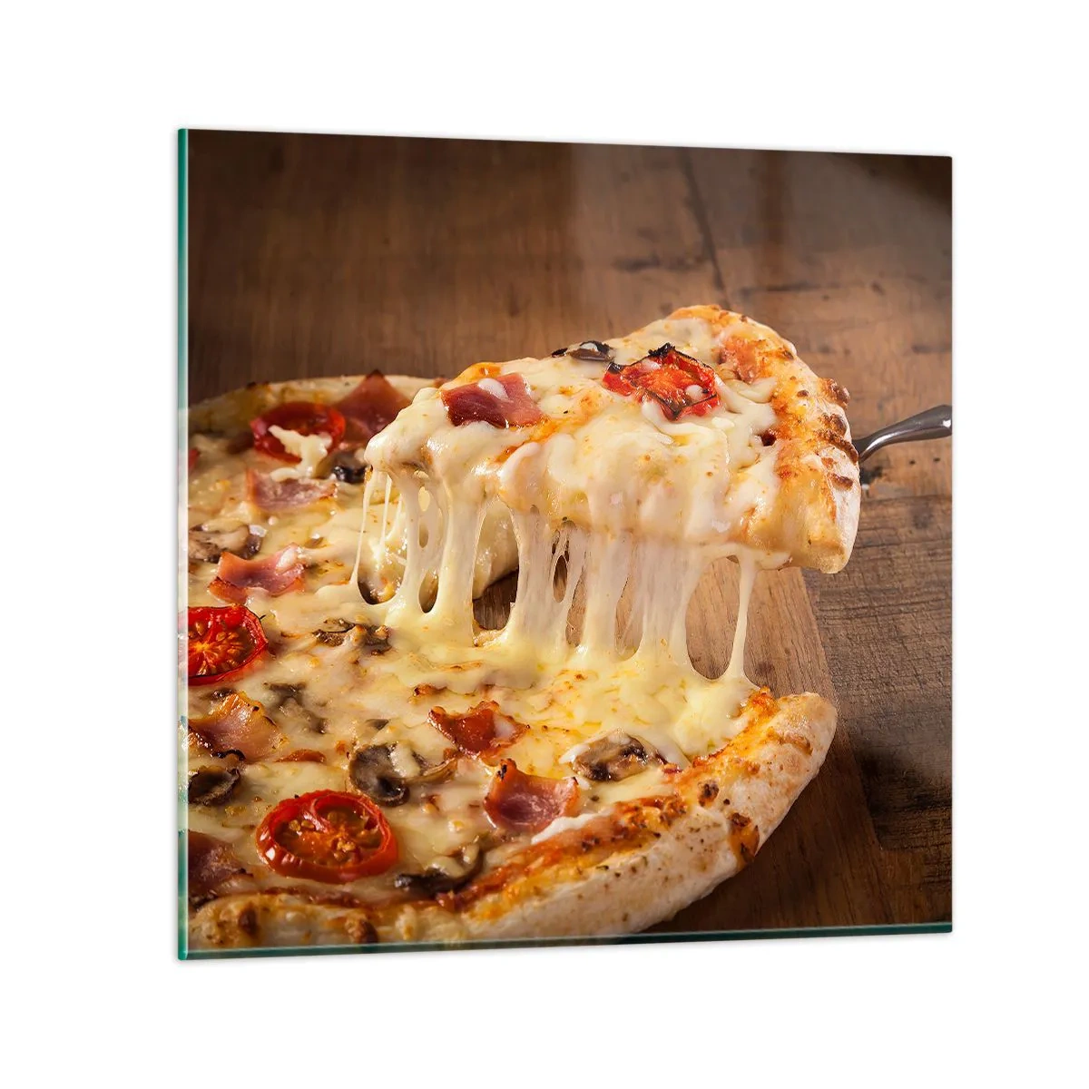 Quadro su vetro - Capolavoro di arte italiana - 50x50 cm