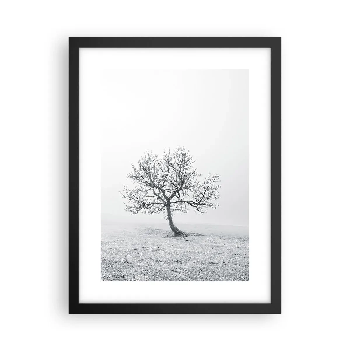 Poster in cornice nera - Contro il nulla - 30x40 cm
