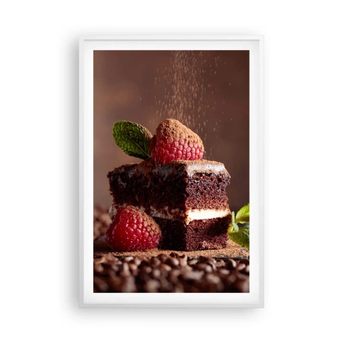 Poster in cornice bianca - La vita è dolce - 61x91 cm