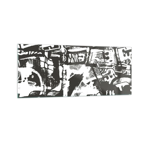 Quadro su vetro - Ordine o caos? - 100x40 cm