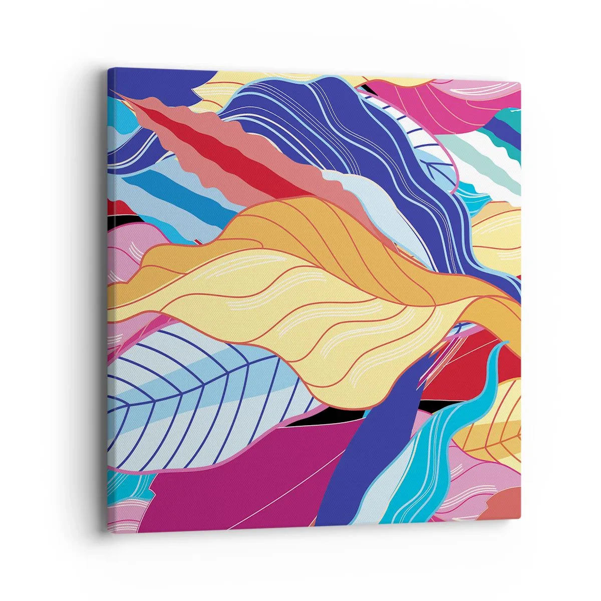 Quadro su tela - Stampe su Tela - Disordine colorato - 40x40 cm