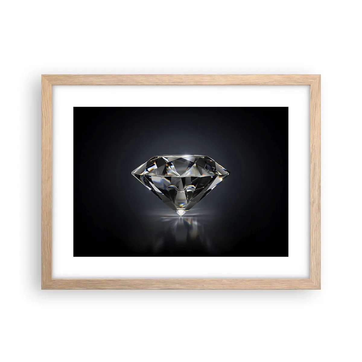 Poster in cornice rovere chiaro - Best girls friend - 40x30 cm