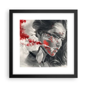 Poster in cornice nera - Nei vapori dell'assurdo - 30x30 cm