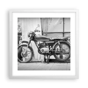 Poster in cornice bianca - La classicità sopra a tutto - 40x40 cm