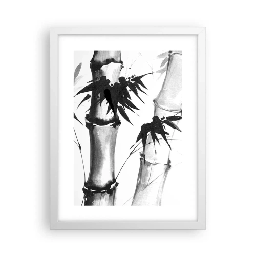 Poster in cornice bianca - Particolare d'oriente - 30x40 cm