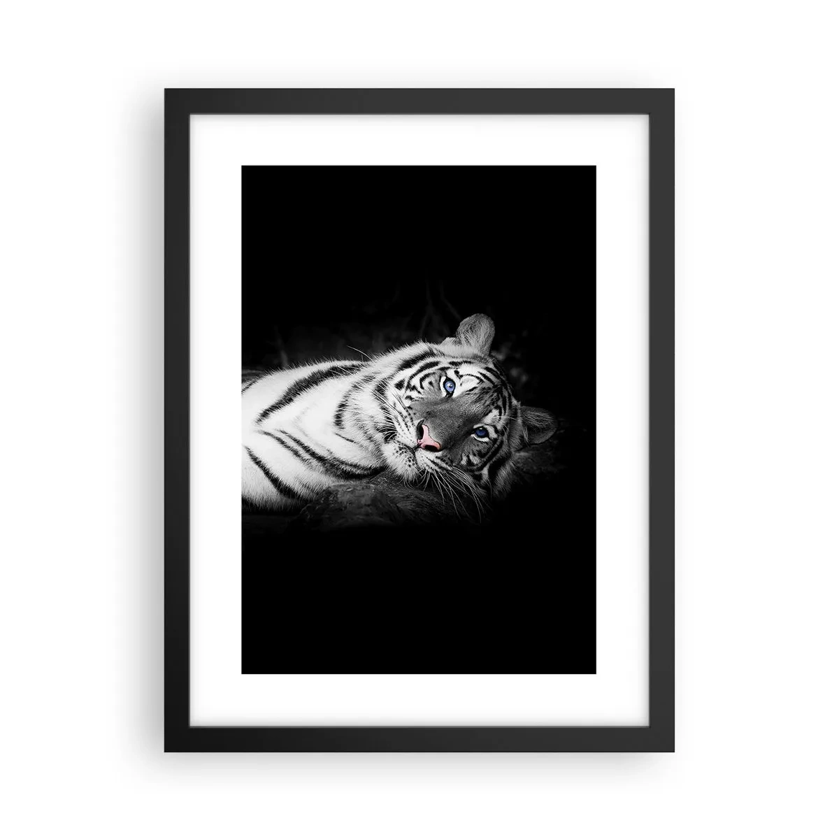Poster in cornice nera - Selvaggità e pace - 30x40 cm
