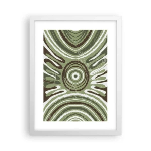 Poster in cornice bianca - Esplosione di emozioni - 30x40 cm