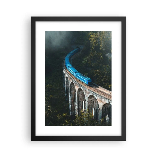 Poster in cornice nera - Attrazione della natura - 30x40 cm