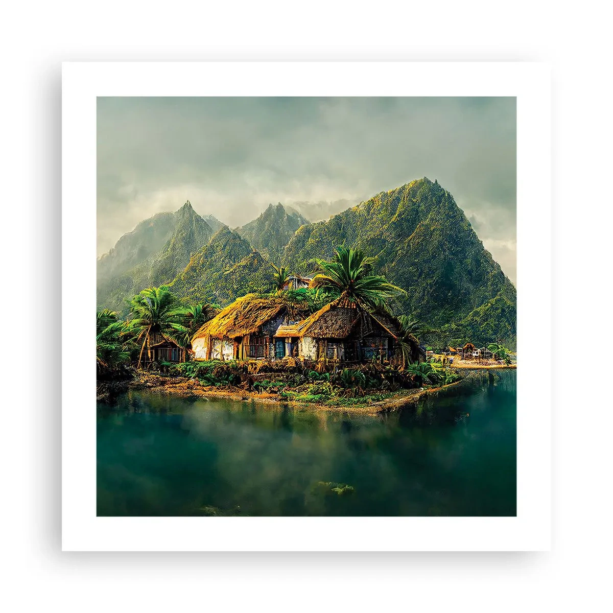 Poster - Paradiso tropicale - 50x50 cm